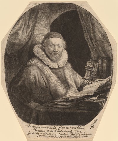 Jan Uytenbogaert od Rembrandt van Rijn