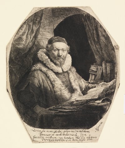 Jan Uytenbogaert, kazatel od Rembrandt van Rijn