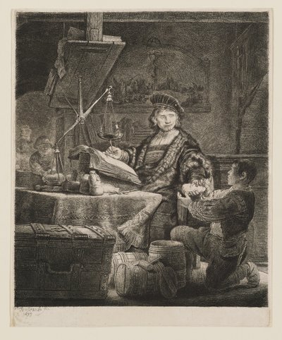 Jan Uytenbogaert, generální správce od Rembrandt van Rijn