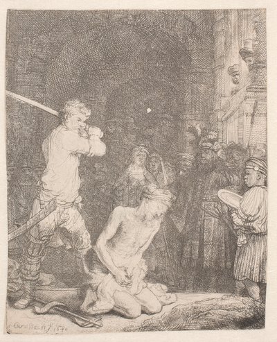 Jana Křtitele sťat od Rembrandt van Rijn