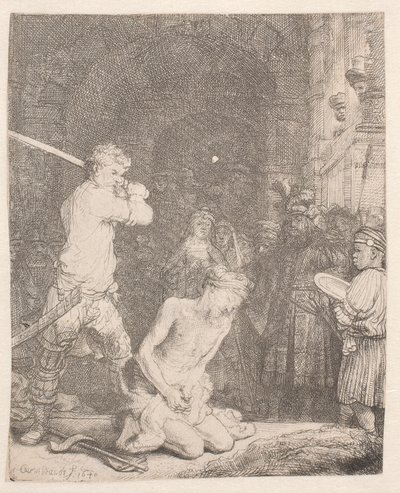 Jana Křtitele sťat od Rembrandt van Rijn
