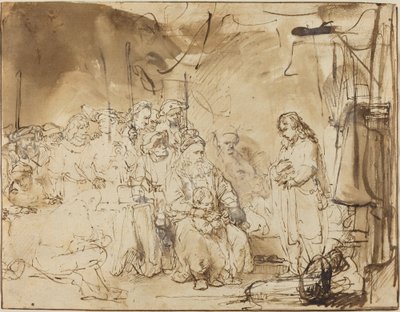 Josef vypráví své sny od Rembrandt van Rijn