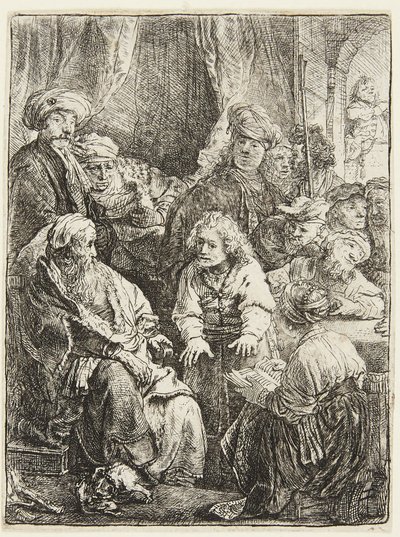 Josef vypráví svůj sen od Rembrandt van Rijn