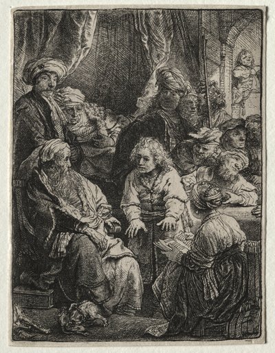 Joseph vyprávějící své sny od Rembrandt van Rijn