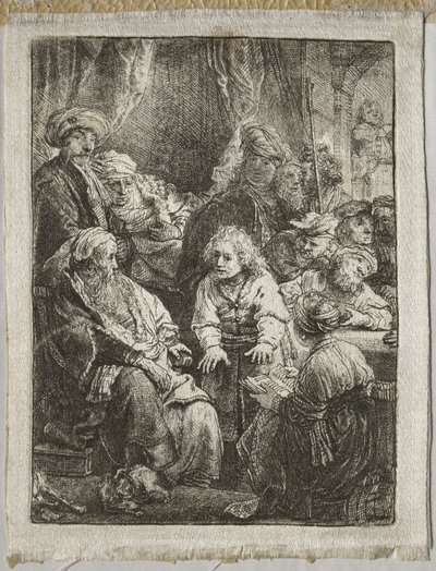 Joseph vyprávějící své sny od Rembrandt van Rijn