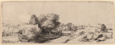 Krajina s mlékařem od Rembrandt van Rijn