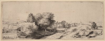 Krajina s mlékařem od Rembrandt van Rijn