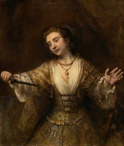 Lukrécie od Rembrandt van Rijn