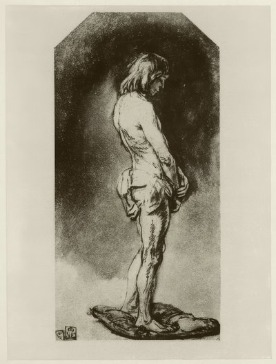 Mužský akt od Rembrandt van Rijn