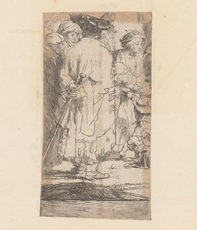 Man in mantel, op de rug gezien Honderd Gulden prent   1374248   cs       czech Successfully Translated  Original: Madam, for your portrait there are missing a few tones on your face..., 1877. Translat: Madam, for your portrait there are missing a few tone od Rembrandt van Rijn