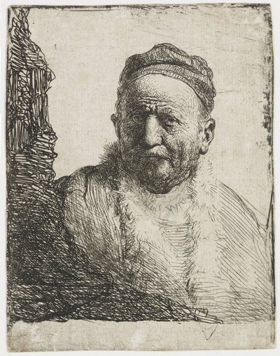 Muž s čepičkou od Rembrandt van Rijn