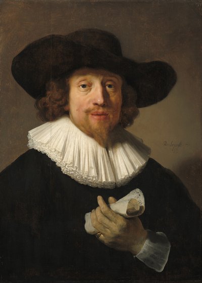 Muž s notami, 1633. od Rembrandt van Rijn