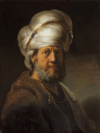Muž v orientálním kostýmu. 1635 od Rembrandt van Rijn