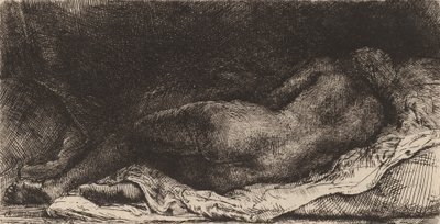 Negress vleže, 1658. od Rembrandt van Rijn