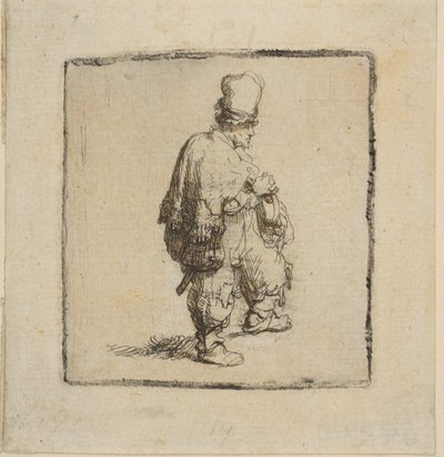 Polák stojící se založenýma rukama, 1630-40. od Rembrandt van Rijn