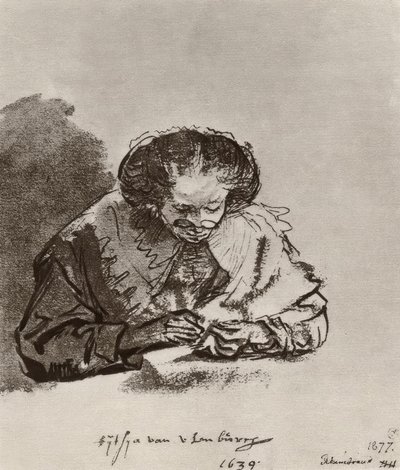 Portrét Titia van Uylenburgh od Rembrandt van Rijn