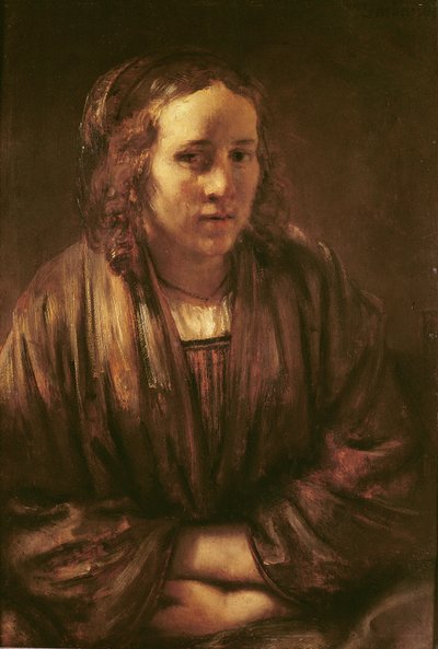 Portrét Hendrikje Stoffelse od Rembrandt van Rijn