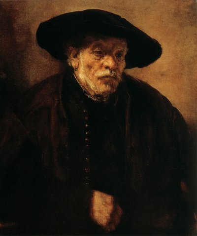 Portrét bratra Rembrandta, Adrien van Rijn, 1654 od Rembrandt van Rijn