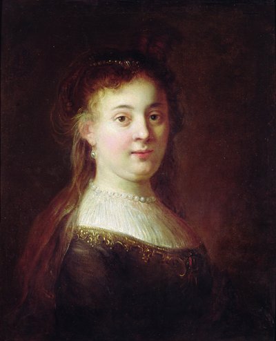Portrét Saskie van Uylenburgh, kolem roku 1633 od Rembrandt van Rijn