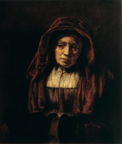 Portrét staré ženy, 1654 od Rembrandt van Rijn