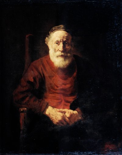 Portrét starého muže v červeném, 1652-1654. od Rembrandt van Rijn
