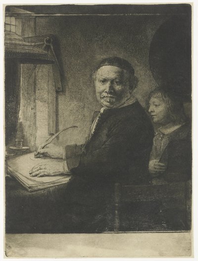 Portrét Lievena Willemsze van Coppenola, známého jako „Malý Coppenol“ od Rembrandt van Rijn