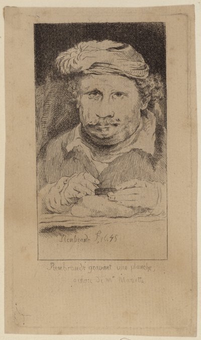 Rembrandt 1645 autoportrét ve sbírce Mariette od Rembrandt van Rijn