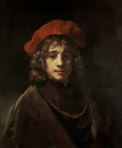 Rembrandts Sohn Titus od Rembrandt van Rijn