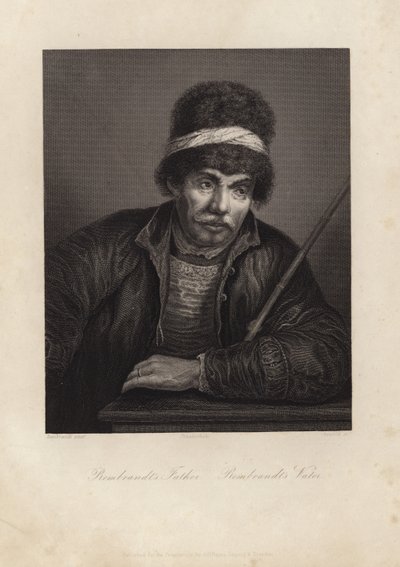 Rembrandtův otec od Rembrandt van Rijn