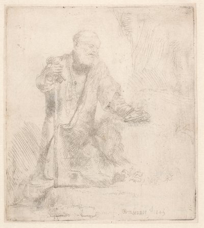 Svatý Petr v pokání od Rembrandt van Rijn