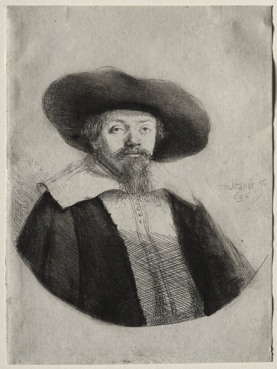 Samuel Manasseh Ben Israel od Rembrandt van Rijn