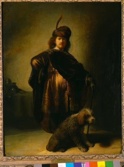 Autoportrét v orientálním kostýmu od Rembrandt van Rijn