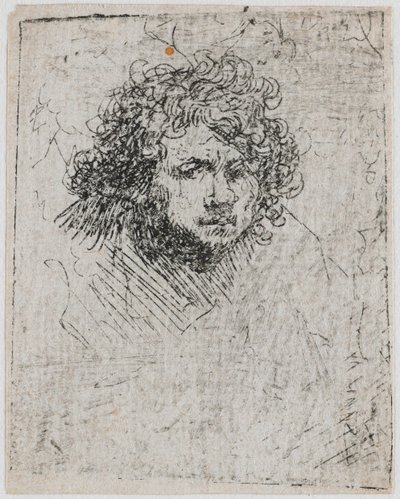 Autoportrét, cca 1626-1629. od Rembrandt van Rijn