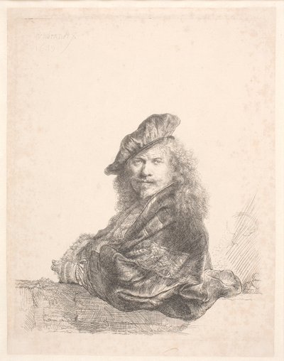 Autoportrét od Rembrandt van Rijn