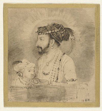Šáh Džahán a jeho syn od Rembrandt van Rijn