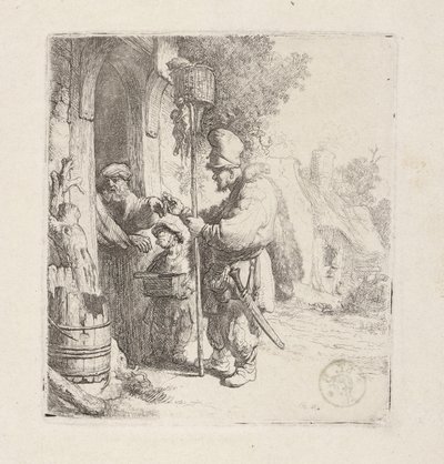 Prodejce jedu na krysy (Krysař) od Rembrandt van Rijn