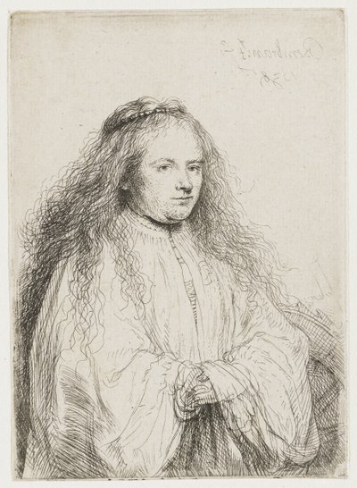 Svatá Kateřina („malá židovská nevěsta“) od Rembrandt van Rijn