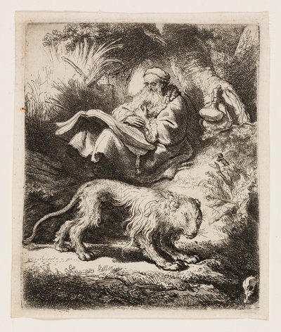 Čtení svatého Jeronýma od Rembrandt van Rijn