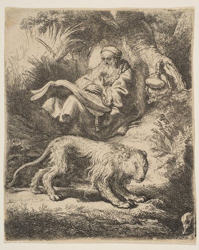 Svatý Jeroným Čtení, 1634. od Rembrandt van Rijn