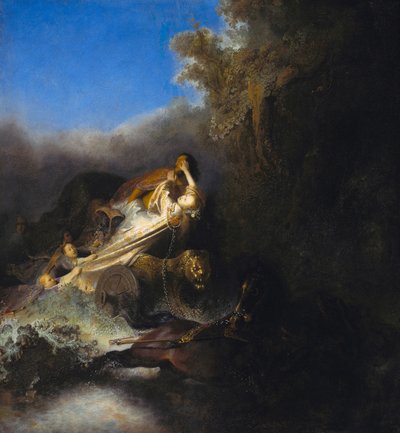 Únos Proserpiny, cca 1631 od Rembrandt van Rijn