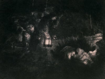 Klanění pastýřů od Rembrandt van Rijn