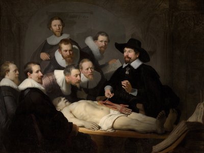 Lekce anatomie Dr. Nicolaese Tulpa od Rembrandt van Rijn