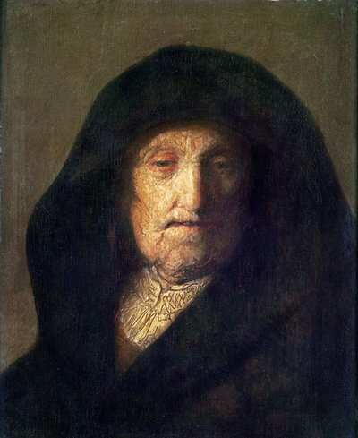 Umělcova matka (olej) od Rembrandt van Rijn