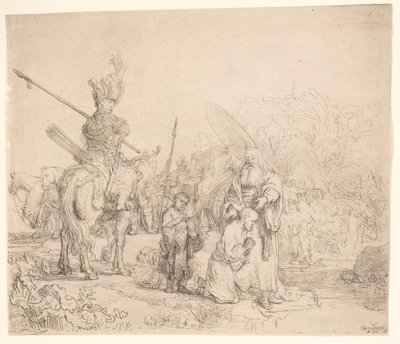 Křest eunucha od Rembrandt van Rijn