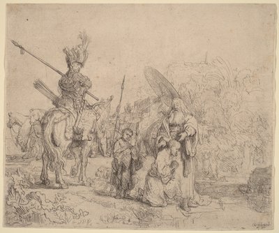 Křest eunucha od Rembrandt van Rijn