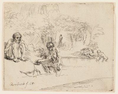 The Bathers od Rembrandt van Rijn