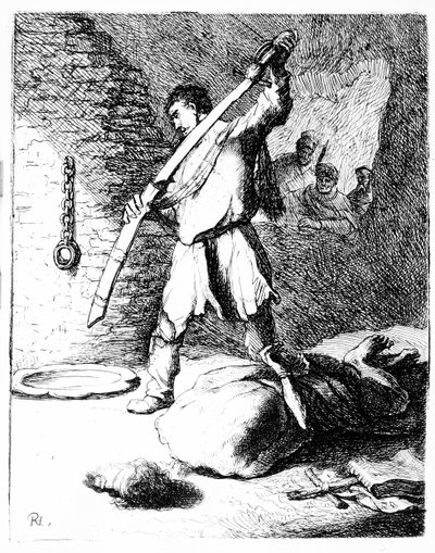Stětí Jana Křtitele, kolem roku 1627 od Rembrandt van Rijn