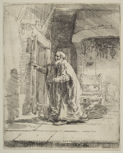 Slepota Tobita, 1651. od Rembrandt van Rijn
