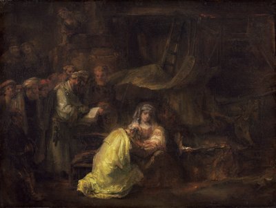 Obřízka, 1661 od Rembrandt van Rijn