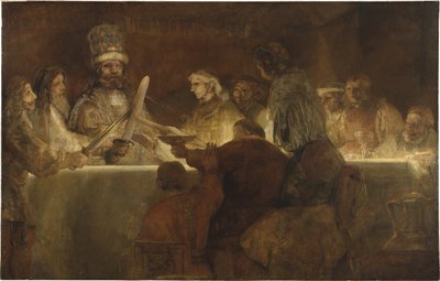 Spiknutí Bataviánů pod vedením Claudia Civilise, 1662 od Rembrandt van Rijn